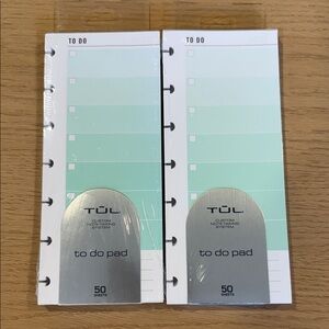 TUL To Do Pad Mint Green Pages 50 sheets (2)